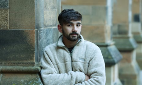 Krishen Chadwick Patel seen at the University of Glasgow.