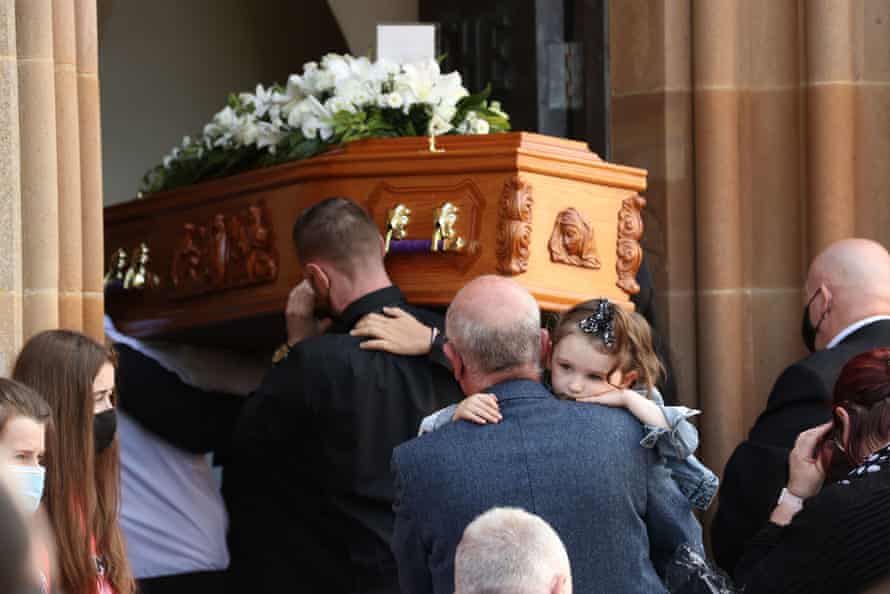 Samantha Willis's funeral and her daughter Eviegrace's christening were held during the same service in August