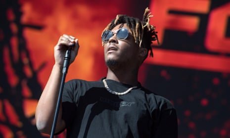 Juice WRLD performs during Leeds festival 2019 in England.