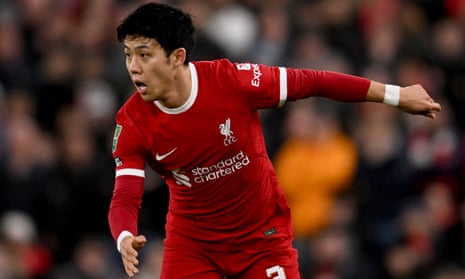 Liverpool's Wataru Endo admits mixed feelings over Asian Cup departure | Liverpool | The Guardian