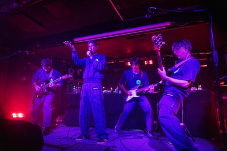Mike D with his backing band 5D.