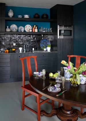 The dramatic kitchen.