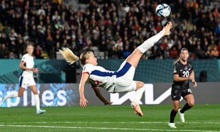 Ada Hegerberg in action against New Zealand at the 2023 World Cup.