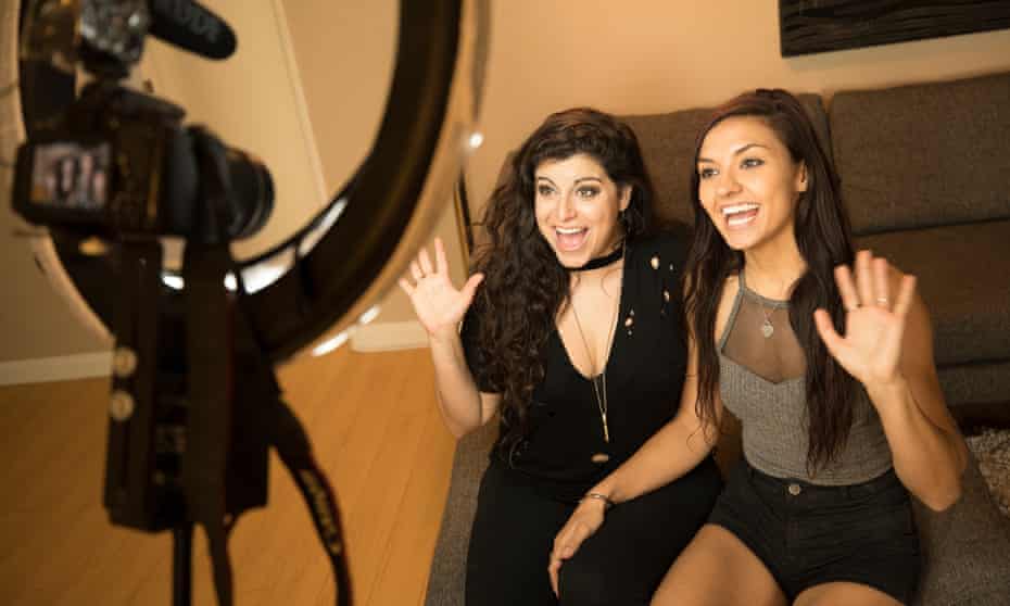 Bria Kam and Chrissy Chambers pose for the camera