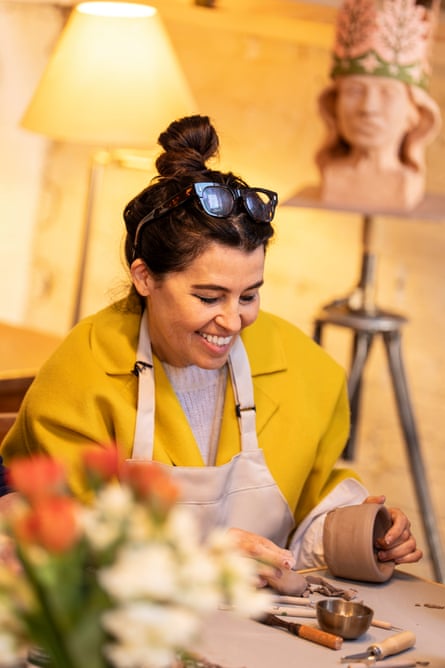 ‘I felt the most appropriate place to hold the conference would be in a potters’ workshop’ … Devlin.