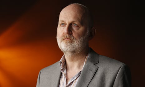Don Paterson seen before speaking at Edinburgh book festival in 2017.