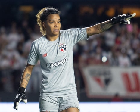 Carlinha during a match between Sao Paulo and Corinthians earlier this month