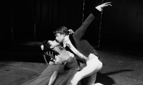 Ballet dancers Rudolf Nureyev and Margot Fonteyn rehearsing Marguerite and Armand at Covent Garden, London, 8 March 1963.