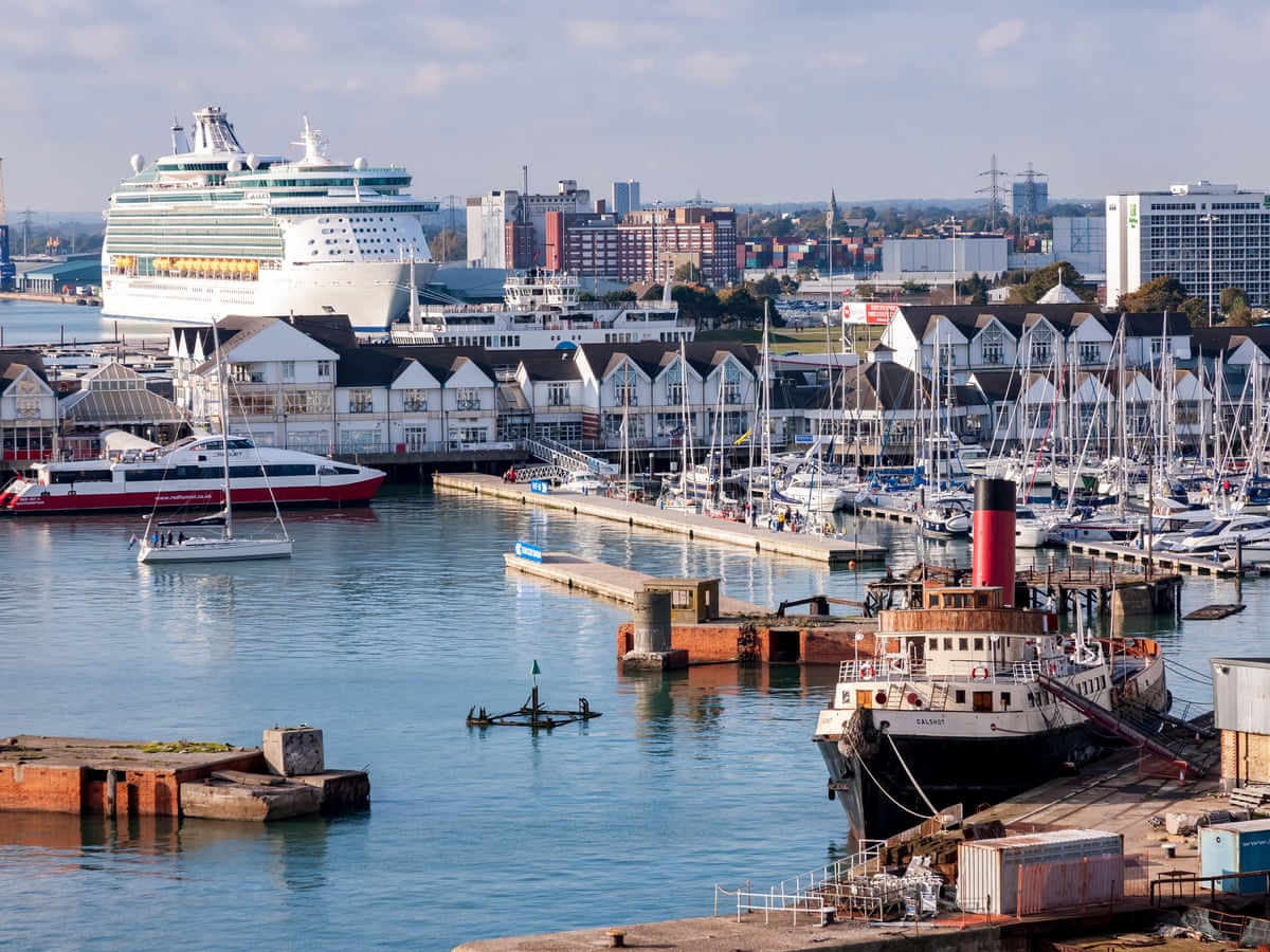 As British Tourists Take To The Seas Giant Cruise Ships Spread Pollution Misery Pollution The Guardian