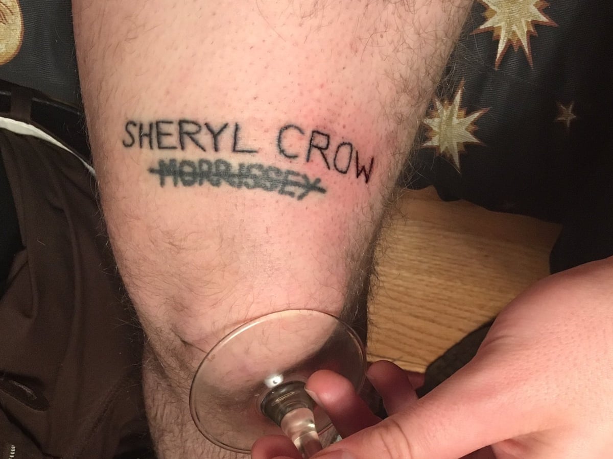 Why One Fan Covered Up His Morrissey Tattoo With Sheryl Crow Tattoos The Guardian Why One Fan Covered Up His Morrissey Tattoo With Sheryl Crow Tattoos The Guardian
