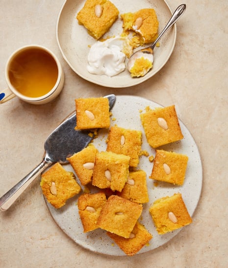 Stosie Madi’s namoura, or Moorish semolina cake.