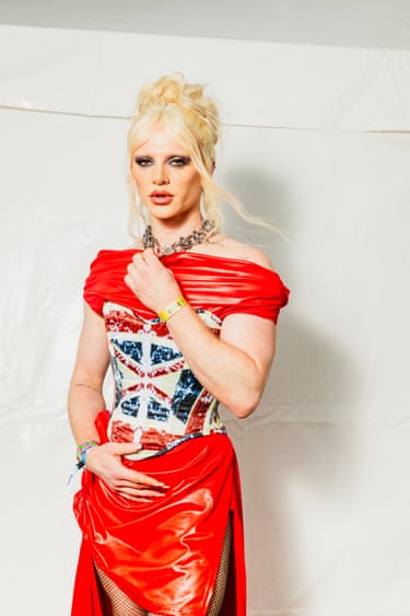 Bimini, Brixton, London by Jennifer Forward-Hayter ‘Bimini Bon-Boulash, about to go on stage at Mighty Hoopla, Europe’s largest LGBTQIA+ music festival in Brockwell Park. Mighty Hoopla was almost cancelled this year after a battle for Brockwell Park with local residents. This argument, which played out in the papers, local courts and the park itself, epitomised a much broader fight over the future of London, gentrification and LGBTQIA+ pride.’ Portrait of Britain Vol 8 is available from Bluecoat Press