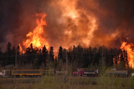 The whole city of Fort McMurray, Alberta, the gateway to Canada’s oil sands region, was under a mandatory evacuation order