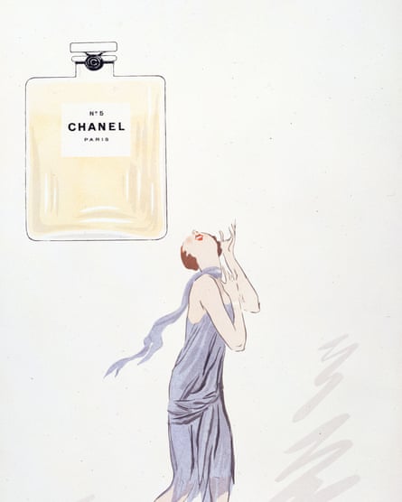 An advertisement for Chanel Number 5 perfume, 1921.