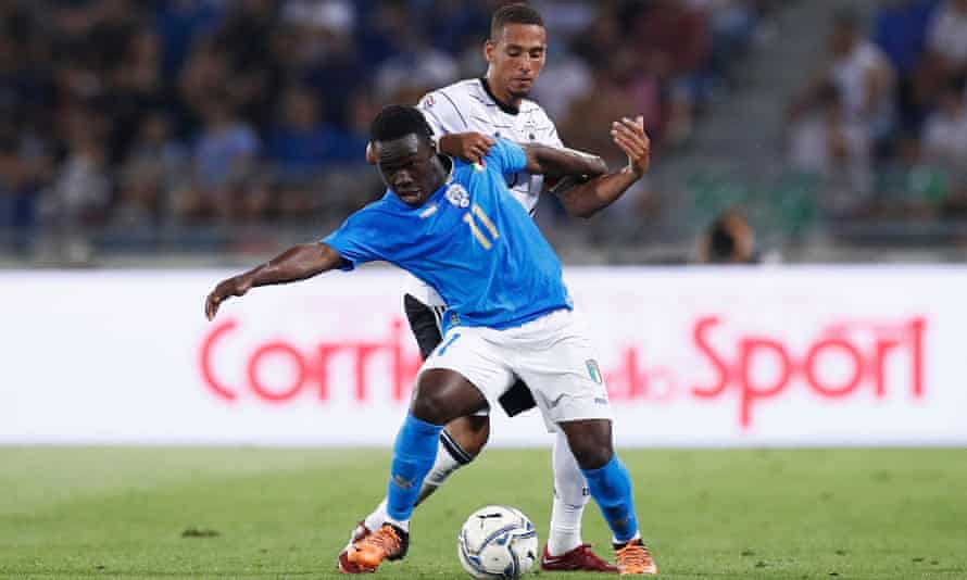 Wilfried Gnonto makes his Italy debut against Germany