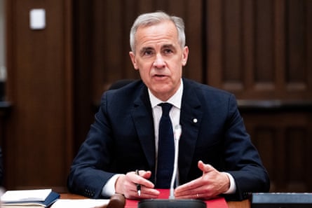 Canada’s prime minister, Mark Carney, holds his first cabinet meeting in Ottawa.