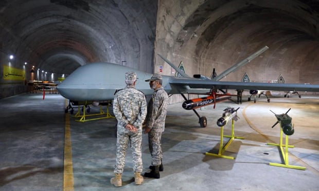 An Iranian underground drone base. The US says Iran is set to supply Russia with hundreds of combat drones for use in its war in Ukraine.