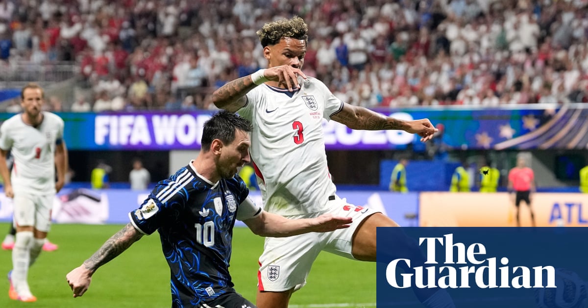 England had Lionel Messi under control … until one decisive and subtle shift