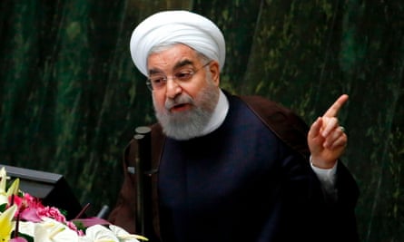 Hassan Rouhani addresses parliament in Tehran last month. He introduced his healthcare plan in his first term.