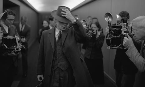 Cillian Murphy as J Robert Oppenheimer in Oppenheimer, written and directed by Christopher Nolan.