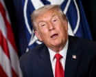 Trump scraps tariffs on Europe and claims ‘framework of a future deal’ on Greenland after speaking with Nato chief – live