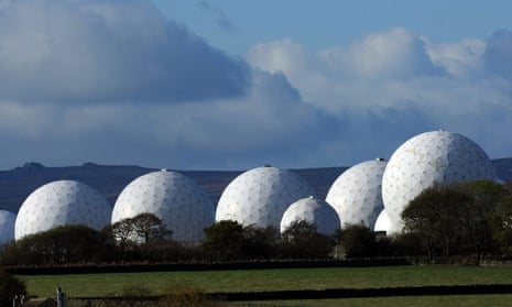Radar domes at RAF Menwith Hill in North Yorkshire pictured in 2007