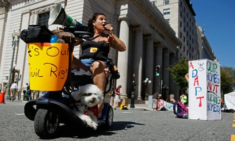 Roxan Perez joins more than 200 protestors in non-violent direct action in Washington. 