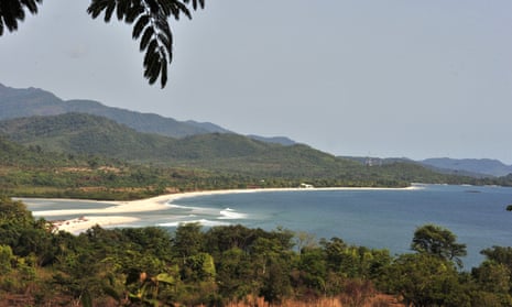 Tokeh beach near Freetown
