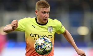 Kevin De Bruyne will be key for Manchester City at Liverpool.