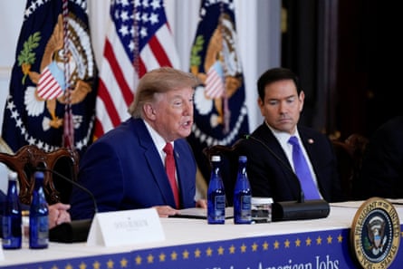 Donald Trump with Marco Rubio