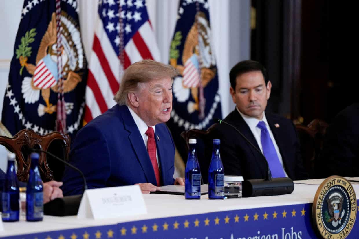 Donald Trump with Marco Rubio