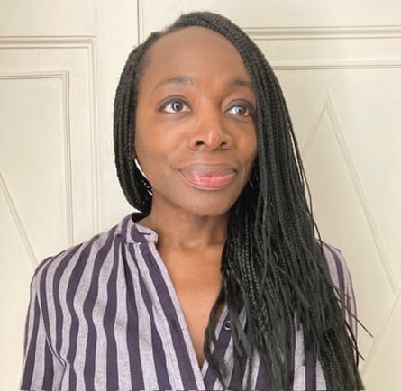 A head-and-shoulders shot of Balshaw wearing a striped blouse