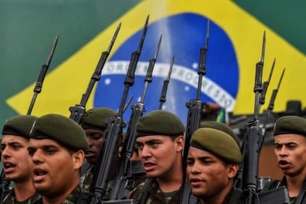 On Thursday, Brazilian soldiers commemorated the 1964 military coup.