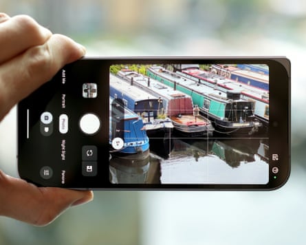 The camera app on the Google Pixel 10 Pro Fold.