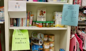 The Crisis Pregnancy Center offers free baby clothes and supplies in exchange for in-house paper money earned while watching anti-abortion videos and pregnancy tutorials.