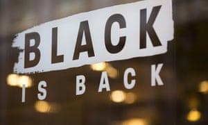 London’s Oxford Street prepares for Black Friday.