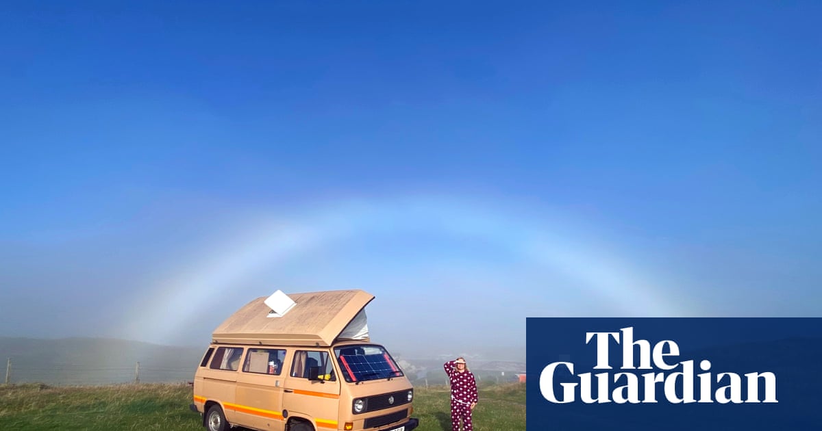 ‘I didn’t want to miss this crazy-looking ghost rainbow’: Bobby Beasley’s best phone picture