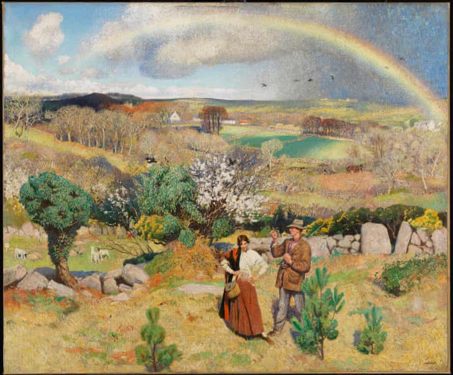 Laura Knight Spring in Cornwall.