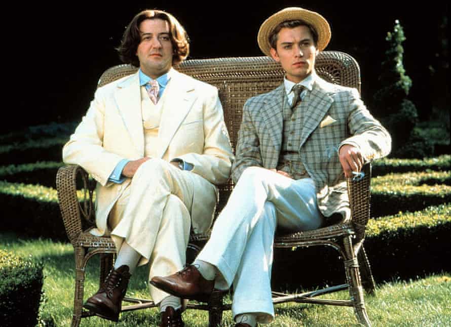 'I've played characters who had a desperate time' ... Fry with Jude Law in the 1997 film Wilde.
