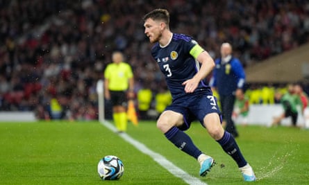 Andrew Robertson adalah pemain terbaik dalam pertandingan melawan Georgia.