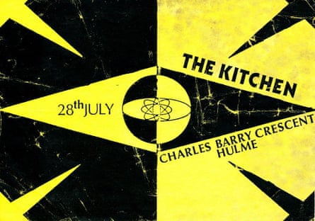 Flyer for a 1989 event at The Kitchen.