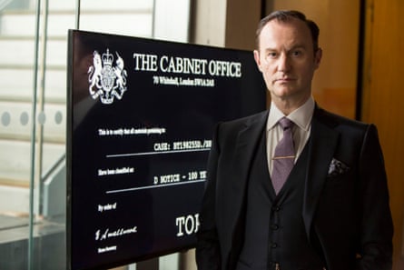 Gatiss as Mycroft Holmes in Sherlock.