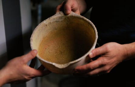 ‘You could start a sourdough loaf with this’ ... leakage from the water heating system. Photograph: Marie Hald/The Guardian