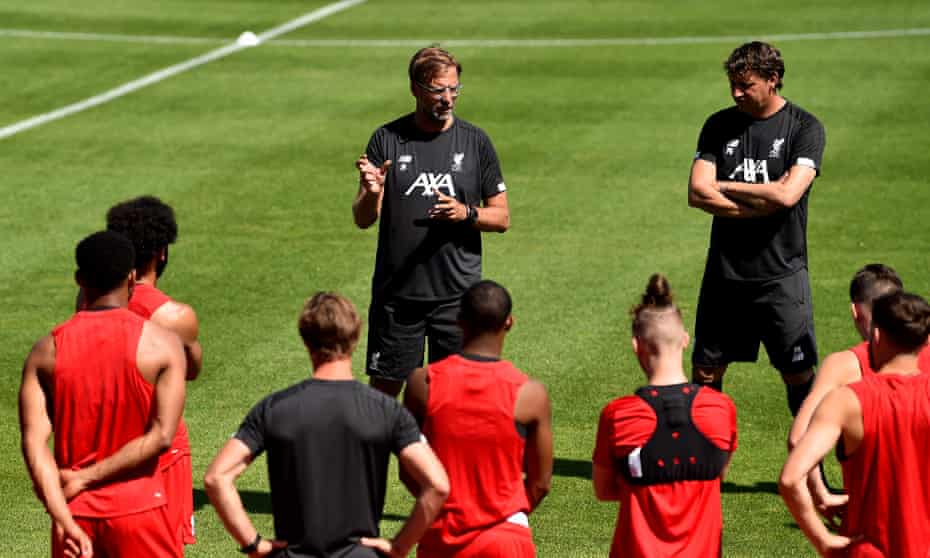 Jürgen Klopp’s message to his Liverpool squad is ‘stay aggressive, greedy; let’s get going again’.