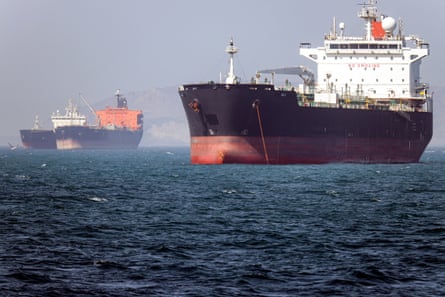 Two ships on the water
