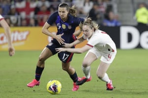 Tobin Heath and Kiera Walsh