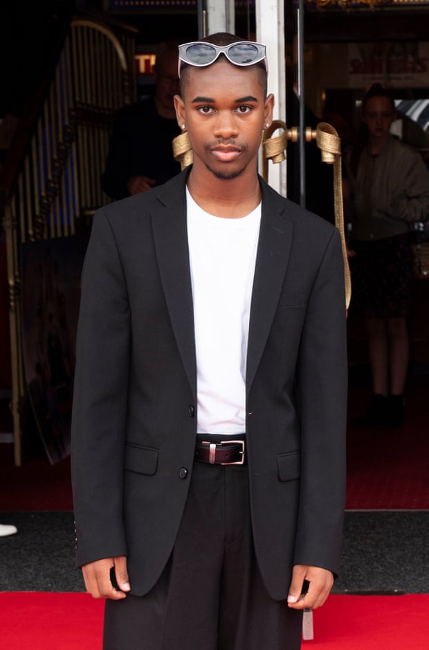 Kenneth Aikens on the red carpet at the film’s premiere.