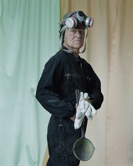 A weld of his own … Serra in Matthew Barney’s film Cremaster III (2002).