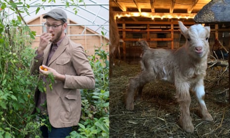 Thomas McCurdy enjoys raising goats for milk.