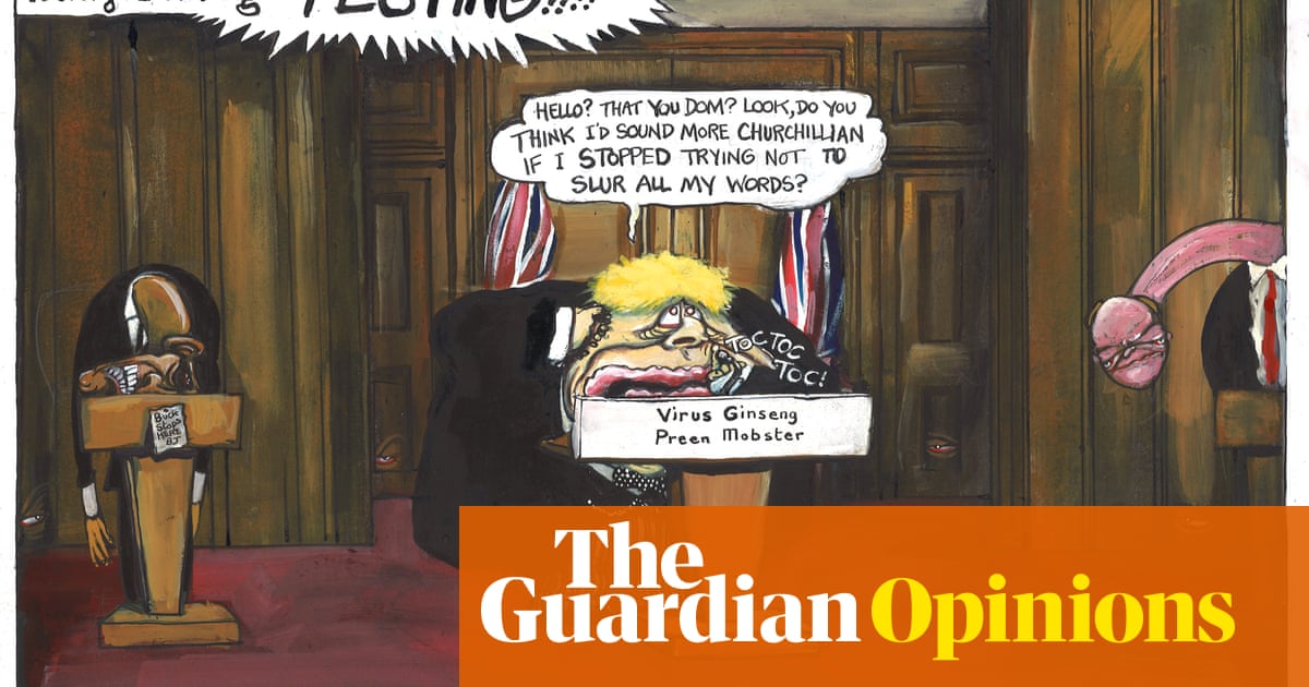 Martin Rowson On Responses To Boris Johnson S Coronavirus Briefings Cartoon Opinion The Guardian